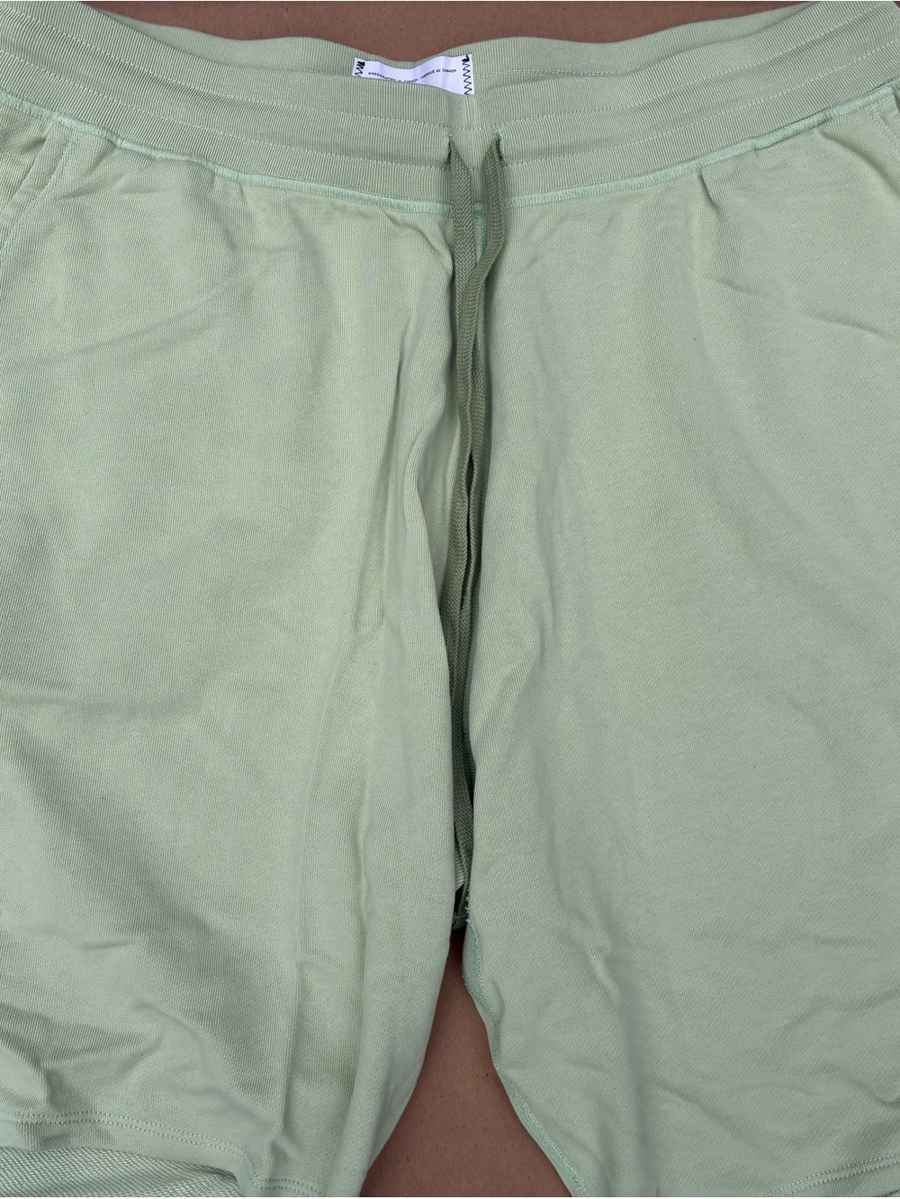 Reigning Champ Sage Green Athletic Drawstring Shorts